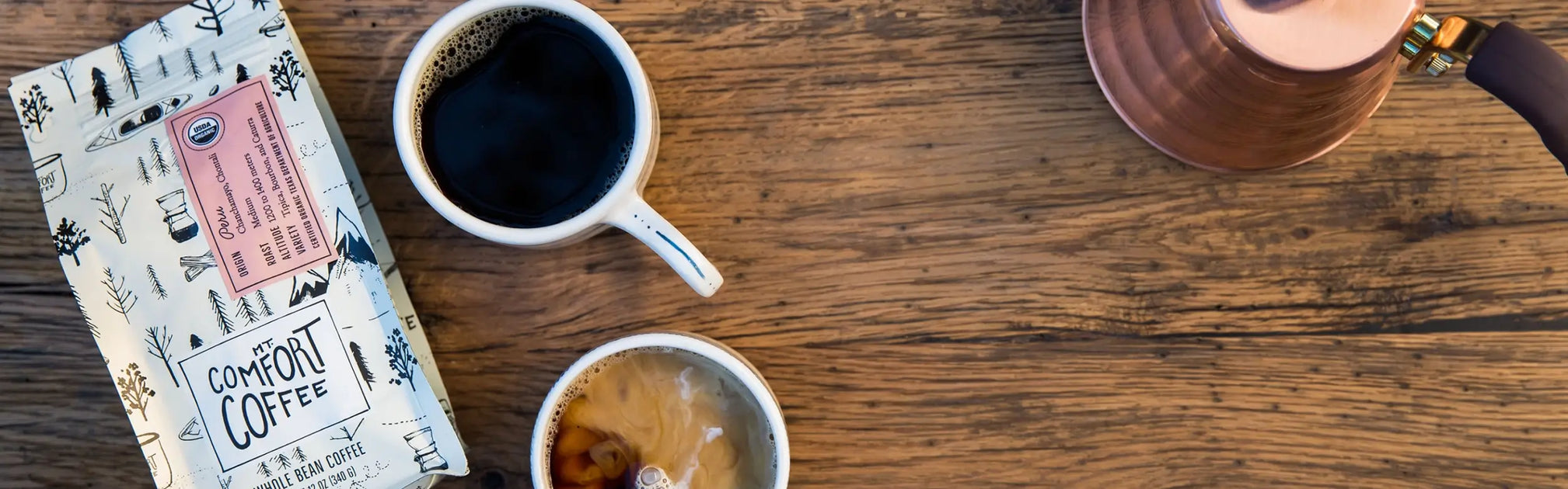 Shop Mt. Comfort Coffee, Canned Cold Brew & Aluminum Bottled Water