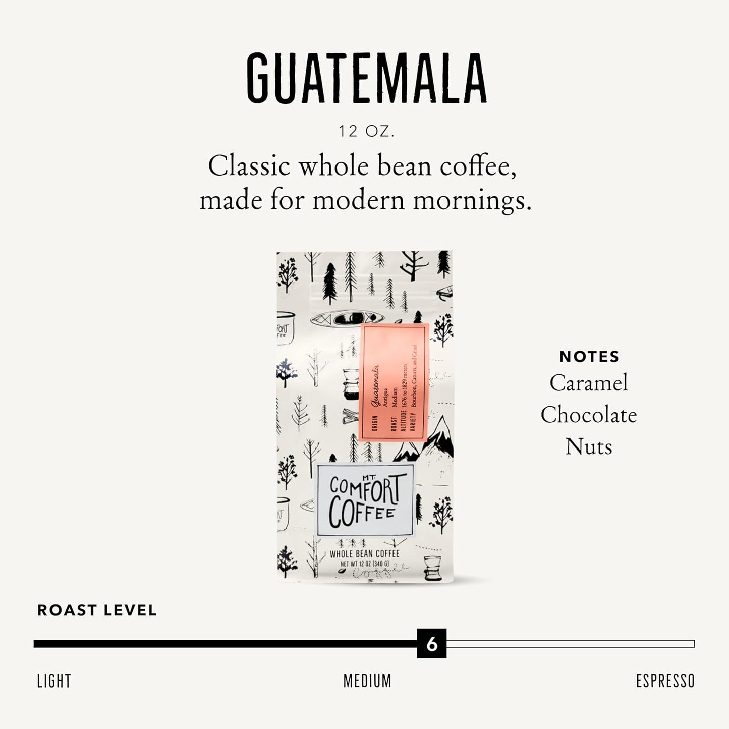 Organic Guatemala, Medium Roast, 12oz.
