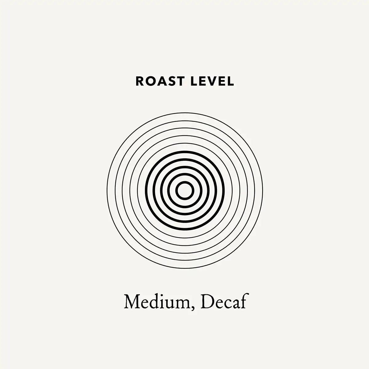 Graphic symbolizing Medium Roast Decaf Coffee from Mt Comfort