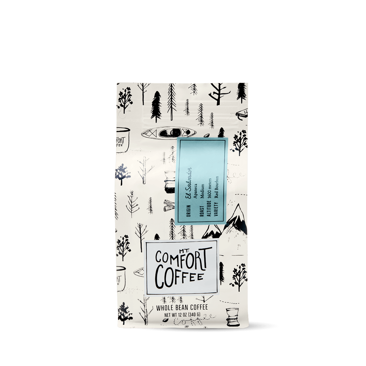 Package of Mt Comfort El Salvador Artisan Coffee Beans